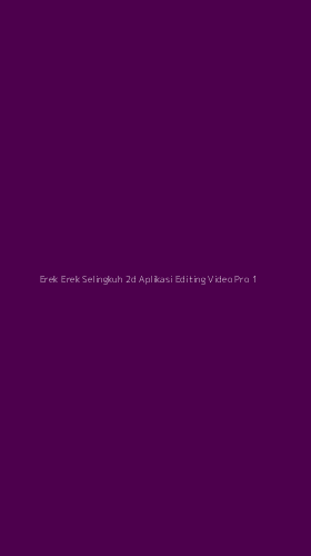 Tampilan Antarmuka Aplikasi Erek Erek Selingkuh 2d Aplikasi Editing Video Pro - 1
