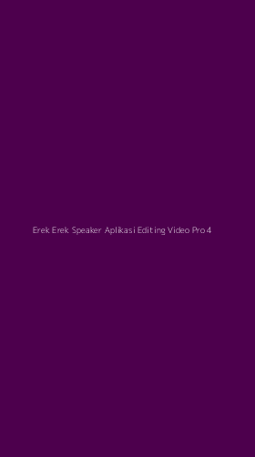Tampilan Antarmuka Aplikasi Erek Erek Speaker Aplikasi Editing Video Pro - 4