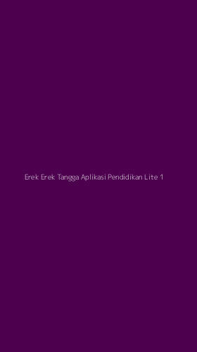 Tampilan Antarmuka Aplikasi Erek Erek Tangga Aplikasi Pendidikan Lite - 1