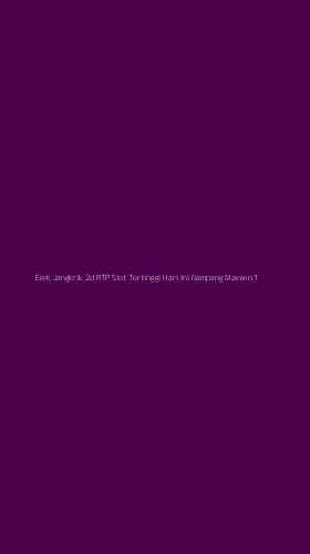 Tampilan Antarmuka Aplikasi Erek Jangkrik 2d Rtp Slot Tertinggi Hari Ini Gampang Maxwin - 1