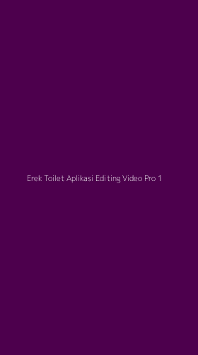 Tampilan Antarmuka Aplikasi Erek Toilet Aplikasi Editing Video Pro - 1