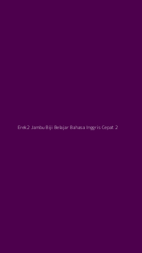 Tampilan Antarmuka Aplikasi Erek2 Jambu Biji Belajar Bahasa Inggris Cepat - 2