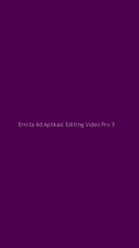 Tampilan Antarmuka Aplikasi Ernita 4d Aplikasi Editing Video Pro - 3