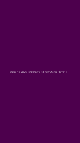 Tampilan Antarmuka Aplikasi Eropa 4d Situs Terpercaya Pilihan Utama Player - 1