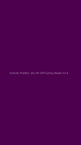 Tampilan Antarmuka Aplikasi Evohoki Prediksi Jitu Hk Sgp Sydney Malam Ini - 4