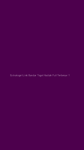 Tampilan Antarmuka Aplikasi Extratogel Link Bandar Togel Hadiah Full Terbesar - 1