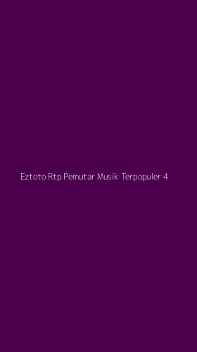 Tampilan Antarmuka Aplikasi Eztoto Rtp Pemutar Musik Terpopuler - 4