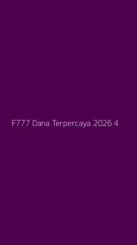 Tampilan Antarmuka Aplikasi F777 Dana Terpercaya 2026 - 4