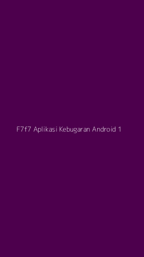 Tampilan Antarmuka Aplikasi F7f7 Aplikasi Kebugaran Android - 1