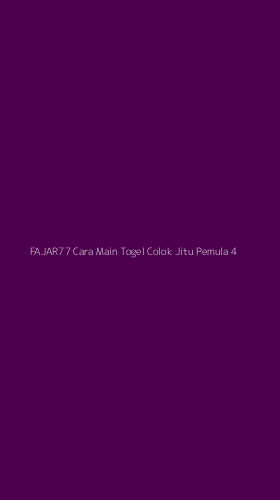 Tampilan Antarmuka Aplikasi Fajar77 Cara Main Togel Colok Jitu Pemula - 4