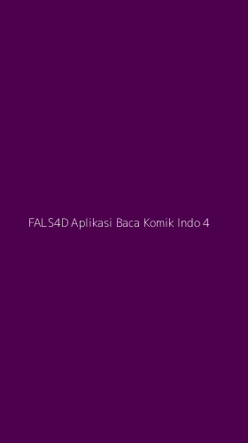 Tampilan Antarmuka Aplikasi Fals4d Aplikasi Baca Komik Indo - 4
