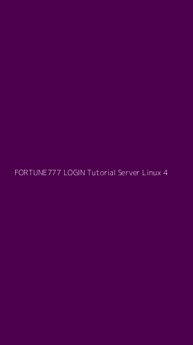 Tampilan Antarmuka Aplikasi Fortune777 Login Tutorial Server Linux - 4