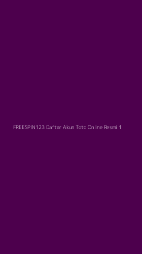 Tampilan Antarmuka Aplikasi Freespin123 Daftar Akun Toto Online Resmi - 1