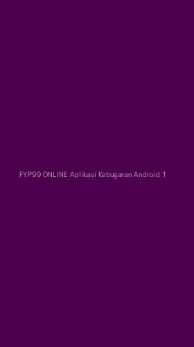 Tampilan Antarmuka Aplikasi Fyp99 Online Aplikasi Kebugaran Android - 1