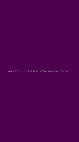 Tampilan Antarmuka Aplikasi Fafa777 Situs Slot Bonus New Member 100 - 4