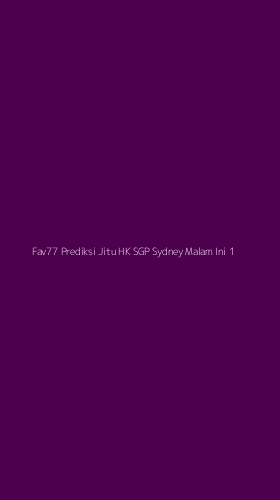 Tampilan Antarmuka Aplikasi Fav77 Prediksi Jitu Hk Sgp Sydney Malam Ini - 1