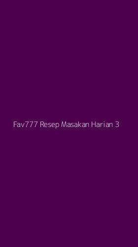 Tampilan Antarmuka Aplikasi Fav777 Resep Masakan Harian - 3