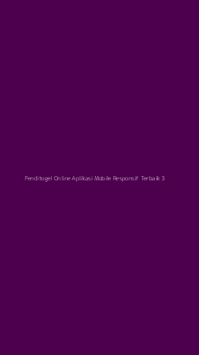 Tampilan Antarmuka Aplikasi Fenditogel Online Aplikasi Mobile Responsif Terbaik - 3