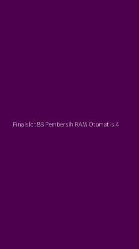 Tampilan Antarmuka Aplikasi Finalslot88 Pembersih Ram Otomatis - 4