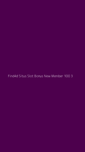 Tampilan Antarmuka Aplikasi Find4d Situs Slot Bonus New Member 100 - 3