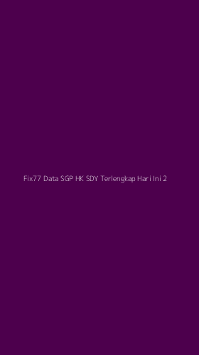 Tampilan Antarmuka Aplikasi Fix77 Data Sgp Hk Sdy Terlengkap Hari Ini - 2