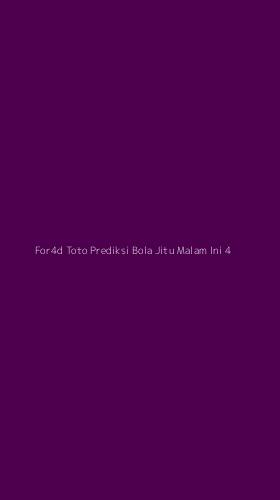 Tampilan Antarmuka Aplikasi For4d Toto Prediksi Bola Jitu Malam Ini - 4