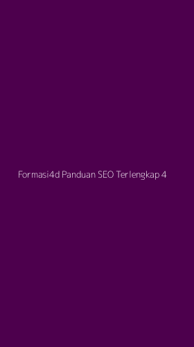 Tampilan Antarmuka Aplikasi Formasi4d Panduan Seo Terlengkap - 4