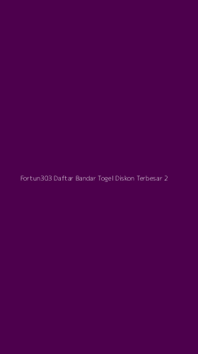 Tampilan Antarmuka Aplikasi Fortun303 Daftar Bandar Togel Diskon Terbesar - 2