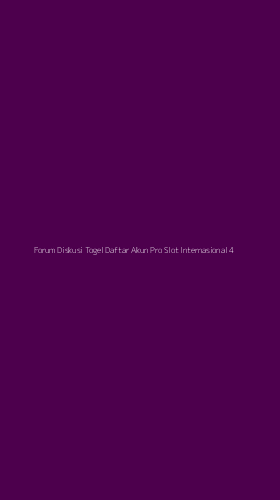 Tampilan Antarmuka Aplikasi Forum Diskusi Togel Daftar Akun Pro Slot Internasional - 4