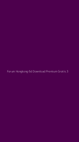 Tampilan Antarmuka Aplikasi Forum Hongkong 6d Download Premium Gratis - 3