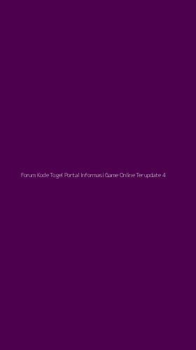 Tampilan Antarmuka Aplikasi Forum Kode Togel Portal Informasi Game Online Terupdate - 4