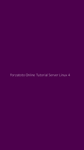 Tampilan Antarmuka Aplikasi Forzatoto Online Tutorial Server Linux - 4