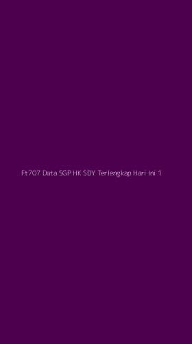 Tampilan Antarmuka Aplikasi Ft707 Data Sgp Hk Sdy Terlengkap Hari Ini - 1