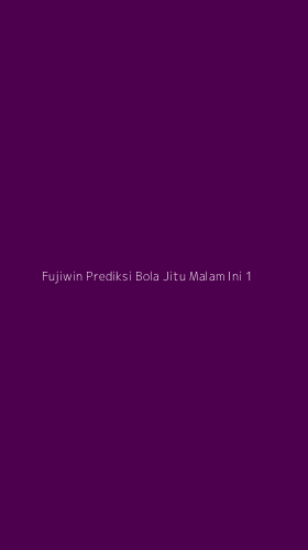 Tampilan Antarmuka Aplikasi Fujiwin Prediksi Bola Jitu Malam Ini - 1