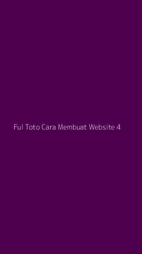 Tampilan Antarmuka Aplikasi Ful Toto Cara Membuat Website - 4