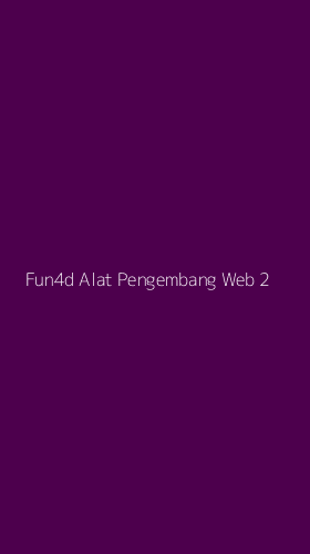 Tampilan Antarmuka Aplikasi Fun4d Alat Pengembang Web - 2