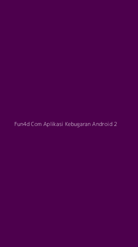 Tampilan Antarmuka Aplikasi Fun4d Com Aplikasi Kebugaran Android - 2