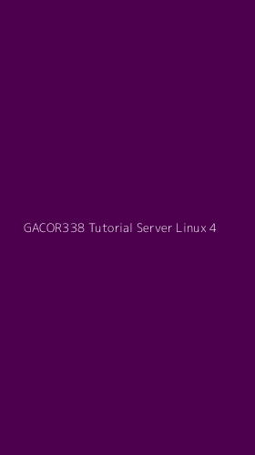 Tampilan Antarmuka Aplikasi Gacor338 Tutorial Server Linux - 4