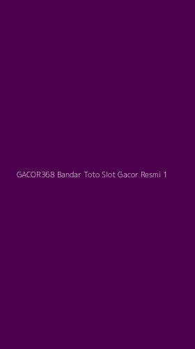 Tampilan Antarmuka Aplikasi Gacor368 Bandar Toto Slot Gacor Resmi - 1