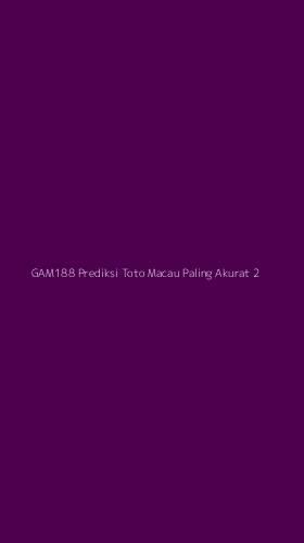 Tampilan Antarmuka Aplikasi Gam188 Prediksi Toto Macau Paling Akurat - 2