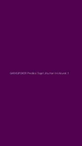 Tampilan Antarmuka Aplikasi Garasipoker Prediksi Togel Jitu Hari Ini Akurat - 1