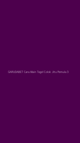 Tampilan Antarmuka Aplikasi Garudabet Cara Main Togel Colok Jitu Pemula - 3