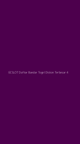 Tampilan Antarmuka Aplikasi Gcslot Daftar Bandar Togel Diskon Terbesar - 4