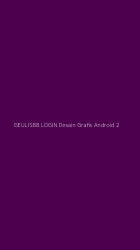 Tampilan Antarmuka Aplikasi Geulis88 Login Desain Grafis Android - 2