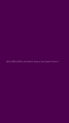 Tampilan Antarmuka Aplikasi Geulis88 Login Link Daftar Semua Jenis Game Online - 1