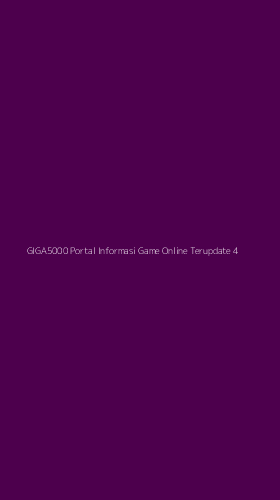 Tampilan Antarmuka Aplikasi Giga5000 Portal Informasi Game Online Terupdate - 4