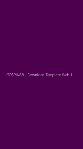 Tampilan Antarmuka Aplikasi GOSPIN88 - Download Template Web - 1