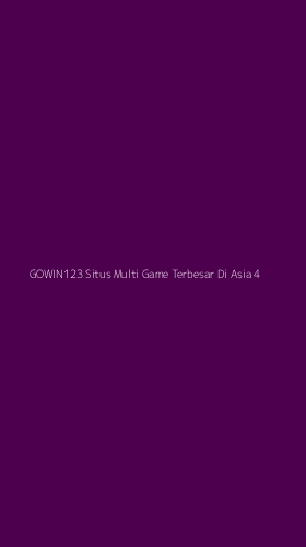 Tampilan Antarmuka Aplikasi Gowin123 Situs Multi Game Terbesar Di Asia - 4