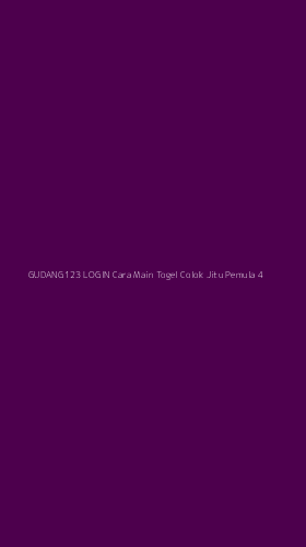 Tampilan Antarmuka Aplikasi Gudang123 Login Cara Main Togel Colok Jitu Pemula - 4