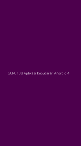 Tampilan Antarmuka Aplikasi Guru138 Aplikasi Kebugaran Android - 4